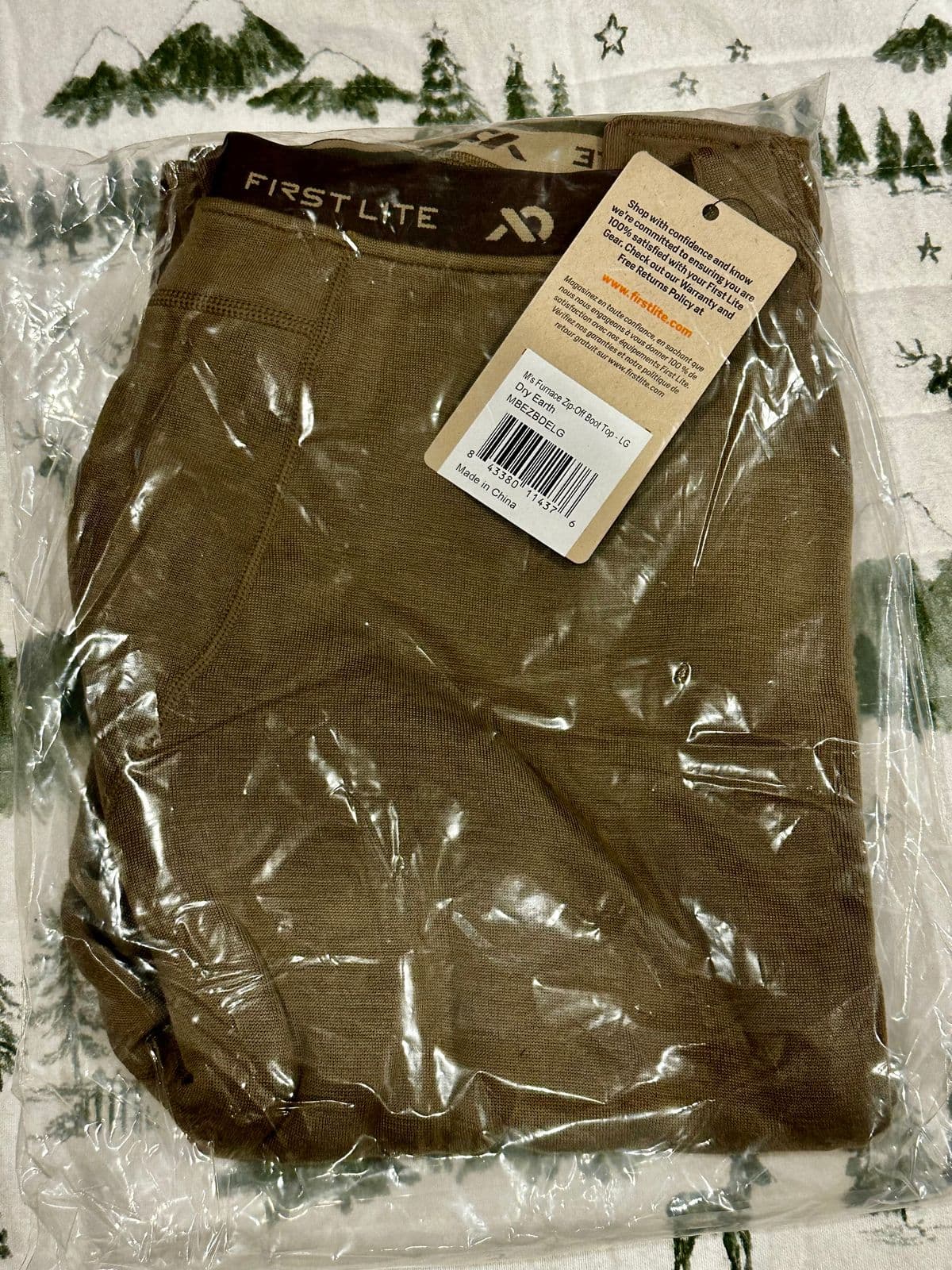 First Lite Furnace Zip Off Boot Top - L - Dry Earth