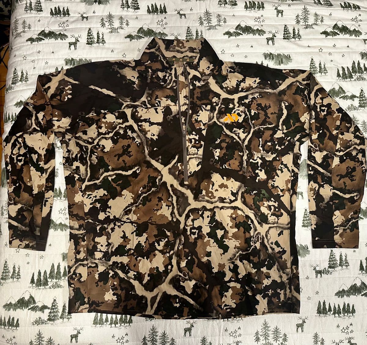 First Lite Ridgeline QZ Pullover - 2XL XXL - Fusion