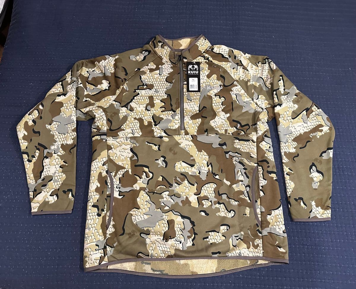 Kuiu Encounter 290 Fleece Zip-T - 2XL XXL - Valo